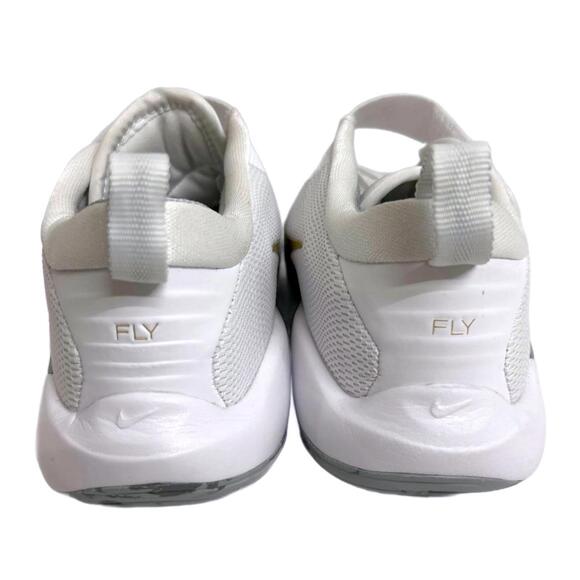 Nike IsoFly Sneakers "White / Metallic Gold" FN4384-100 Little Kid 12.5 | NEW 🎁 - Picture 2 of 8